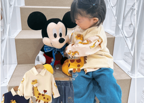 きりんさんトータルコーデ3点セット80〜120