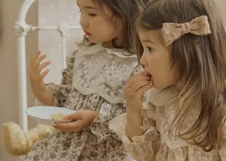 花柄レースワンピース🌷90〜140