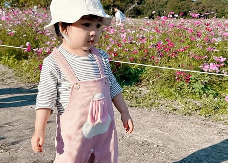 うさちゃんオーバーオールサロペット🐰66〜120