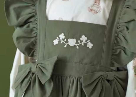 クラシックフォレストエプロンワンピースセット80〜140