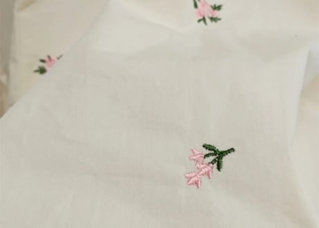 小花刺繍リンクワンピース♡＆ロンパース66〜130