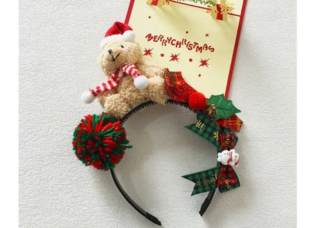 Xmasくまちゃんカチューシャ♡🧸🎄