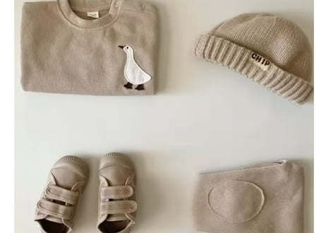 アヒルさん刺繍セットアップ66〜100
