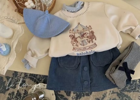 メリーゴーランドロンパース＆トレーナー🎠