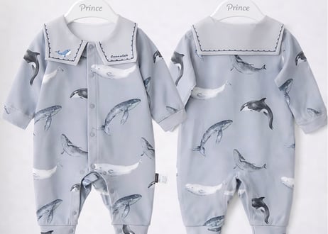 オーシャンフレンズセーラーロンパース🐋66〜90