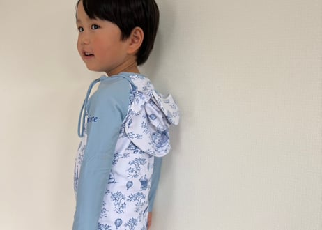 トワルドジュイUV水着/帽子セット73〜110即納