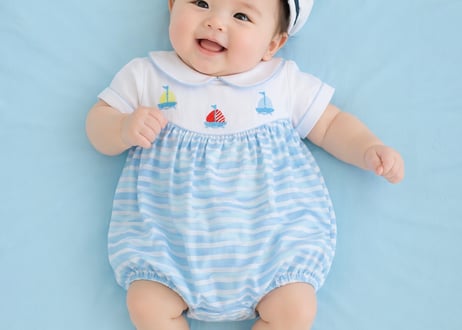 ロイヤルsummerスモッキングロンパース59〜100