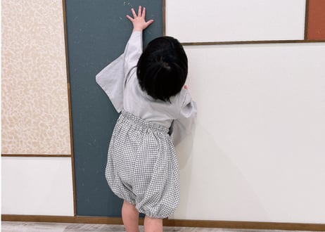 和風パステルベビー袴70〜90