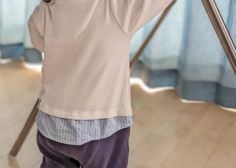 襟付きシャツロンパース♡59〜90