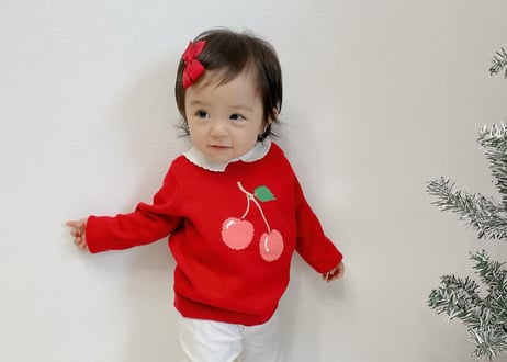 さくらんぼニットセーター🍒80〜130