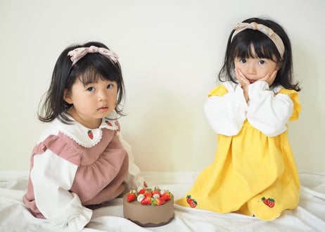 いちご刺繍ワンピース🍓各種70〜100