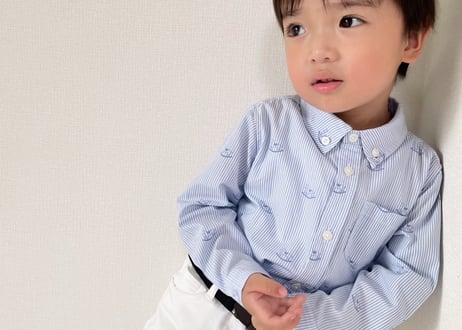 木馬コットンシャツ80〜130