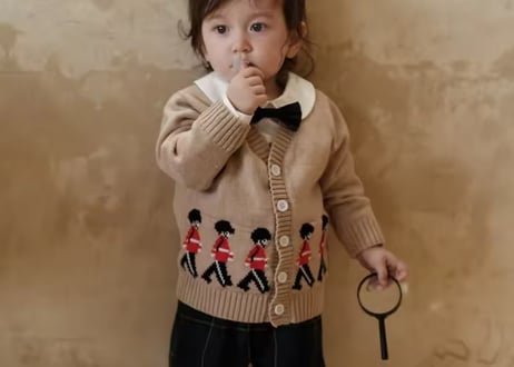 兵隊さん蝶ネクタイcottonセットアップ73〜120
