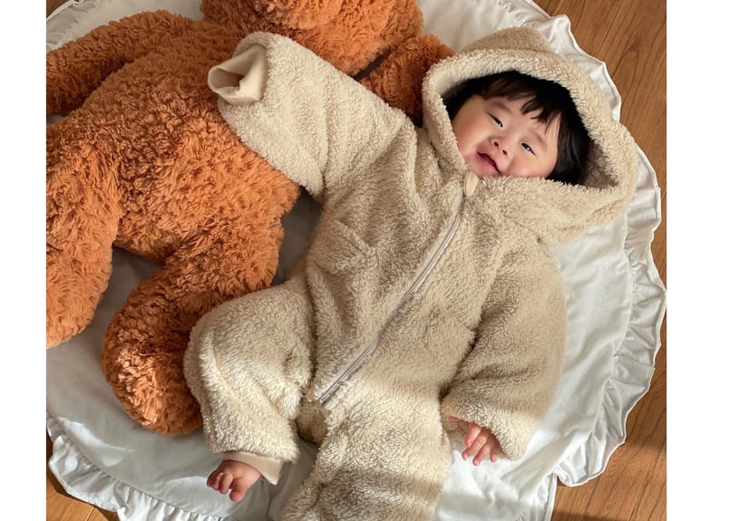 ピンクハウス　袖牛革つかい　くまちゃんモコモコワッペン　スタジャン　赤 ピンクハウス 袖牛革つかい くまちゃんモコモコワッペン