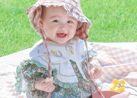 花柄ハートセーラーロンパース💚66〜100一部即納