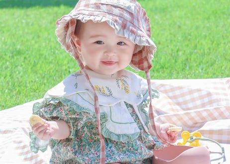 花柄ハートセーラーロンパース💚66〜100一部即納