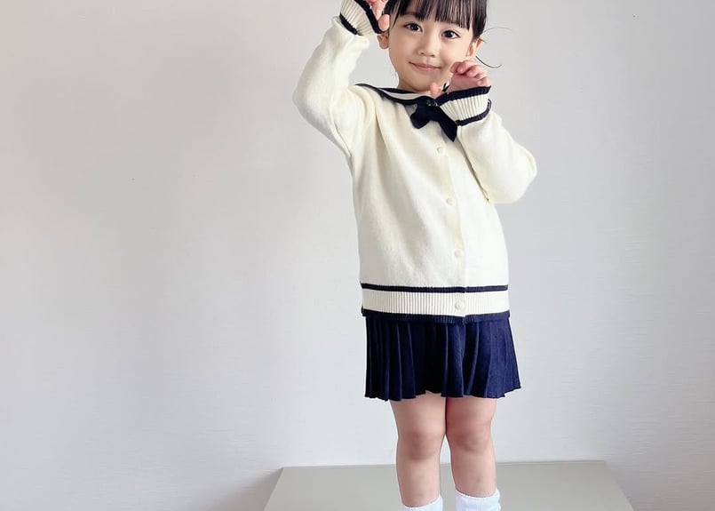 もちもちセーラーニットセットアップ90〜130 | Prince