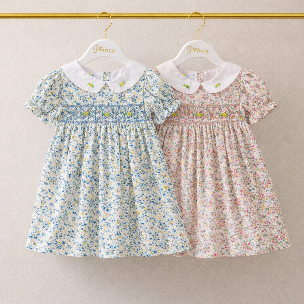 スモッキング刺繍ワンピース💐各種80〜120 | Prince
