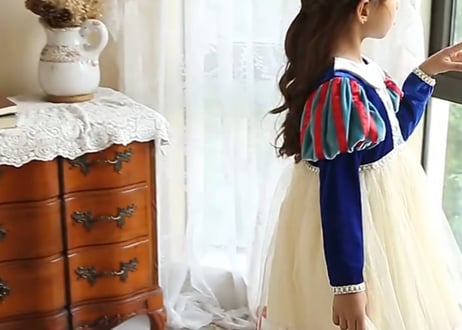 白雪姫秋冬ドレス100〜140