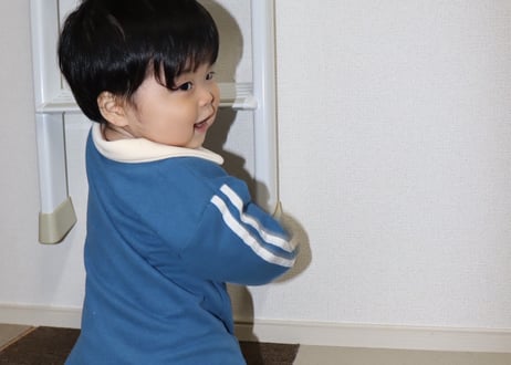 襟付きベアロンパース66〜90
