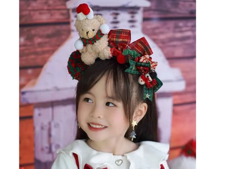Xmasくまちゃんカチューシャ♡🧸🎄