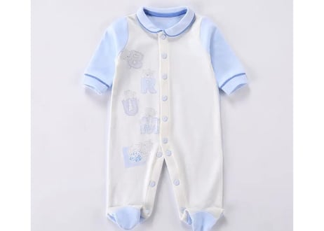 ツートン足つきcottonロンパース♡各種♡新生児〜73