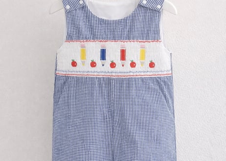 カラフルcottonスモッキングサロペット80〜120