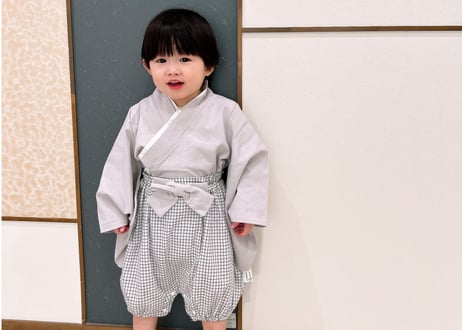 和風パステルベビー袴70〜90