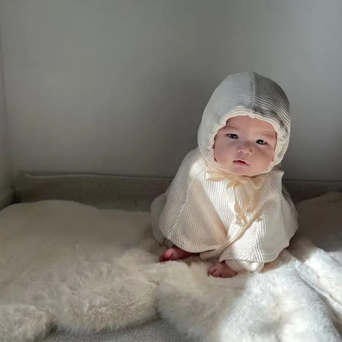 ワッフルてるてる坊主ポンチョ♡Baby | Prince
