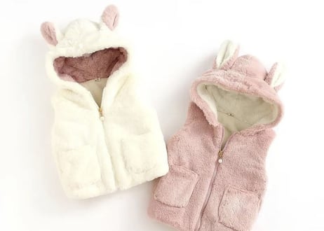 うさみみもこもこベスト70〜110