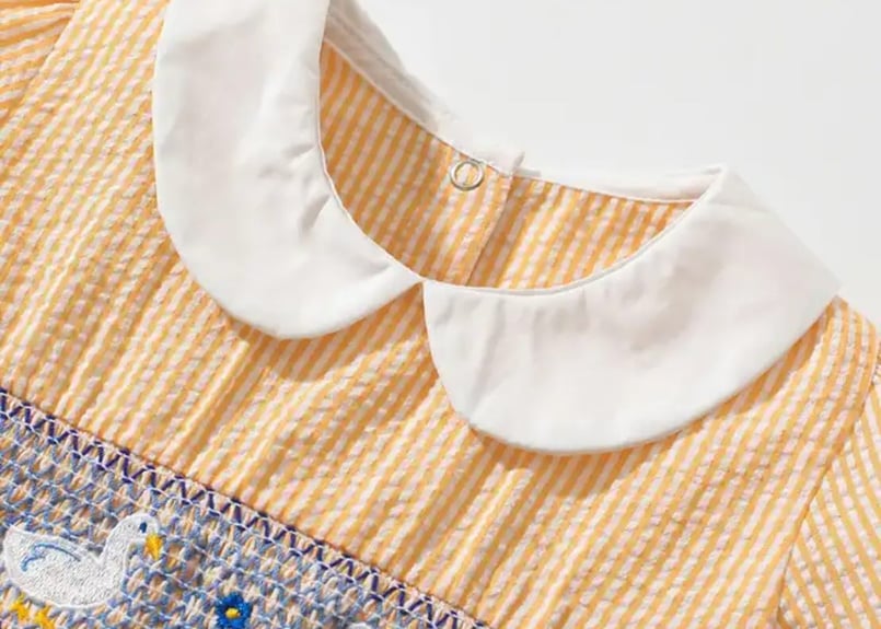 お花畑のアヒルさん親子ワンピース90〜140一部即納 | Prince 