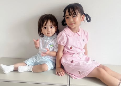 わんちゃん刺繍ポロセットアップ80〜140