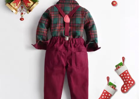 蝶ネクタイXmasカラーセットアップ73〜140
