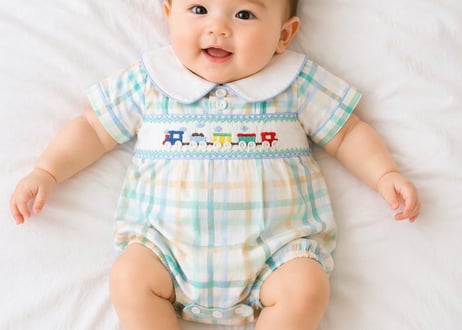 ロイヤルsummerスモッキングロンパース59〜100