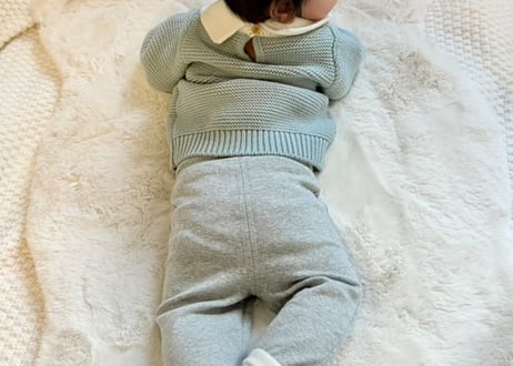 襟付きパステルBabyニット59〜74