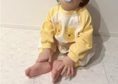 プーさんフェイスロンパース66〜90