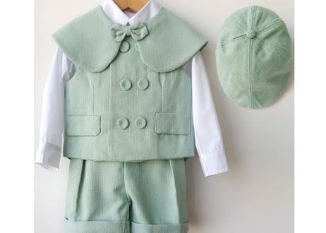 フォーマルグリーンスーツセット💚73〜120