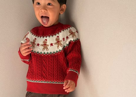 クリスマスクッキーニット90〜130