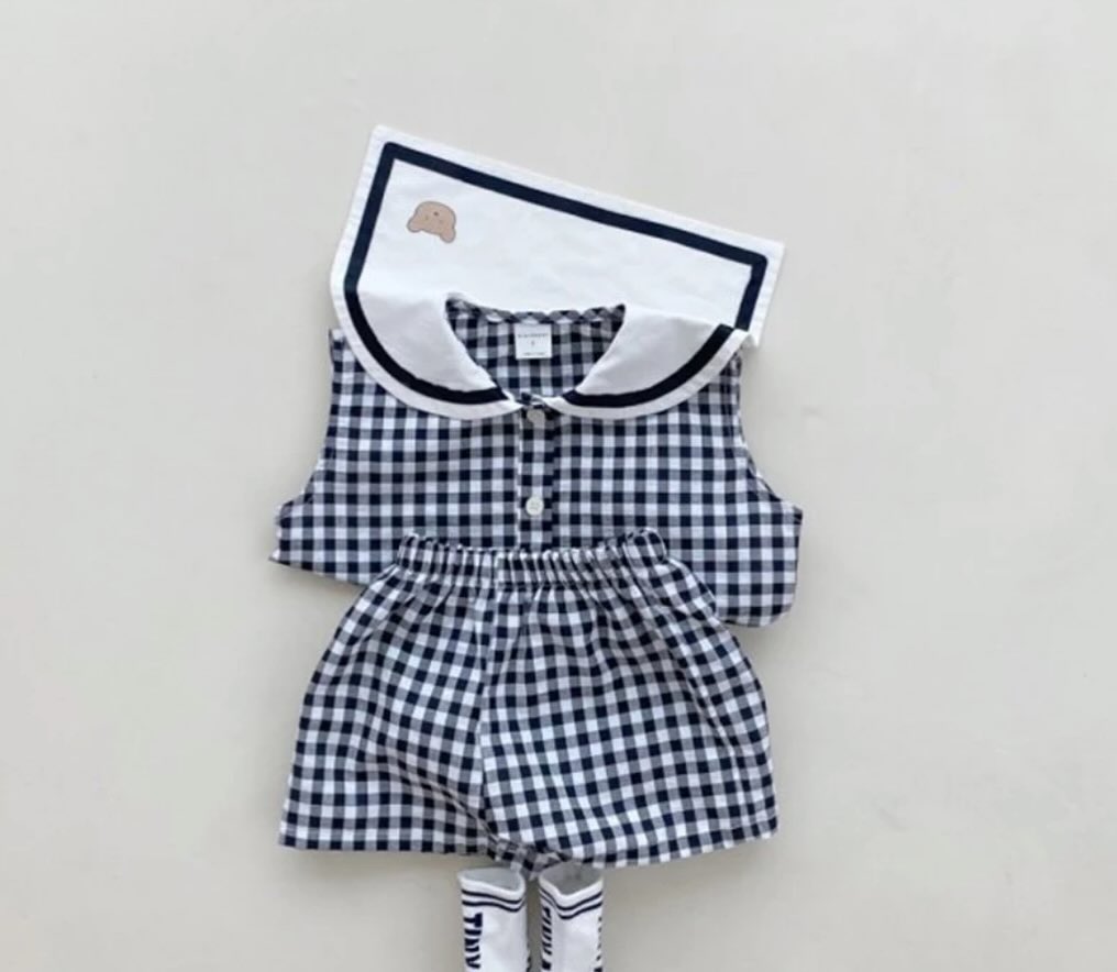 ⭐︎美品⭐︎ミスタージェントルマン　ギンガムチェックセットアップ ギンガムチェックマーメイドセットアップ/山崎みどり - カラードレス