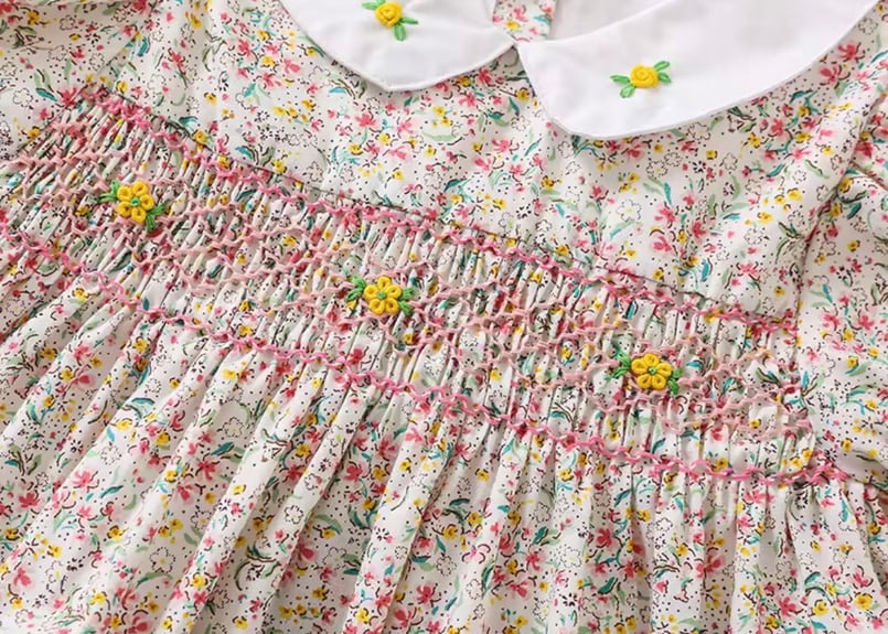 スモッキング刺繍ワンピース💐各種80〜120 | Prince