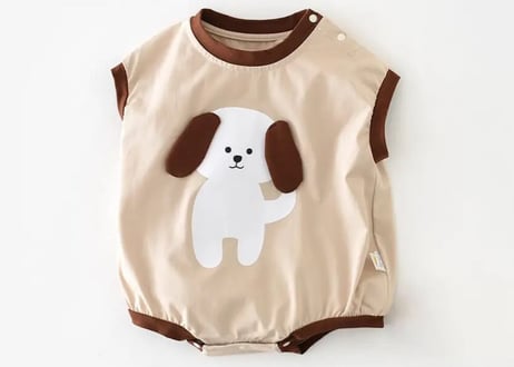 わんわんだるまロンパース🐶66〜90