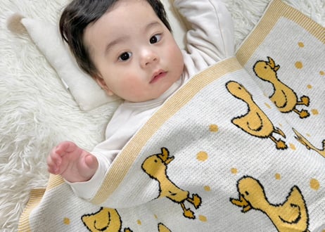 アヒルさんブランケット
