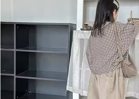 ギンガムチェックスモックブラウス80〜130