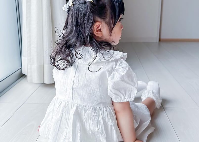 ピエロ襟スモッキングワンピース＆ロンパース | Prince