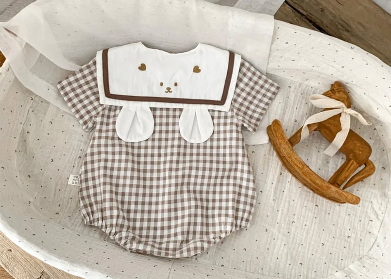 希少 サンリオ Mr.Bear's Dream ダルマロンパースブラウスセーラー