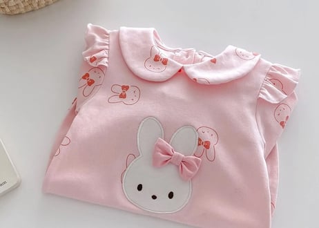 うさちゃんリボンロンパース🐰🎀66〜90