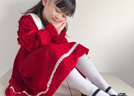 レッドパールXmasワンピース90〜150