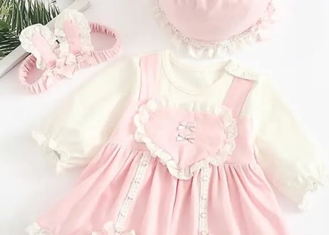ラブリーリボンロンパース🎀新生児〜90