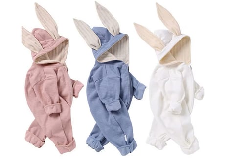 うさちゃんパーカーロンパース59〜90