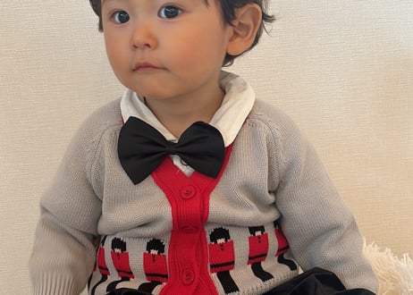 兵隊さんレッドカーディガン✴︎80〜110
